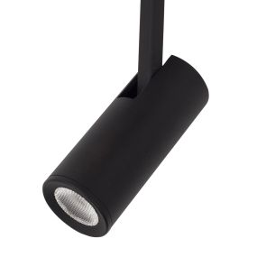 Nova Luce Nap - spot voor magnetisch profielsysteem - Ø 3 x 16 cm - 5W LED incl. - zwart - warmwitte lichtkleur