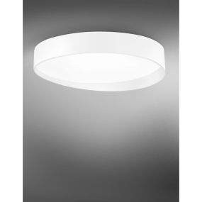 Nova Luce Fano - plafondverlichting - Ø 40 x 15,5 cm - 26W LED incl. - wit