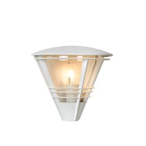 Lucide Livia - buiten wandverlichting - 27 x 17,5 x 25 cm - IP44 - wit