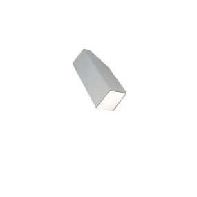 Konstsmide Imola - buiten wandlamp - 8 x 8 x 20 cm - 3W LED incl. - IP54 - grijs