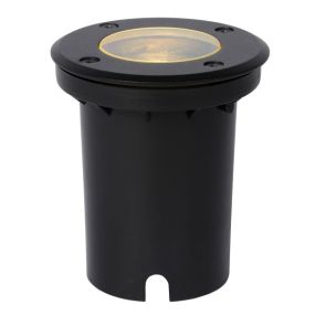 Lucide Biltin - grondspot voor buiten - Ø 108 mm, Ø 104 mm inbouwmaat - IP67 - zwart