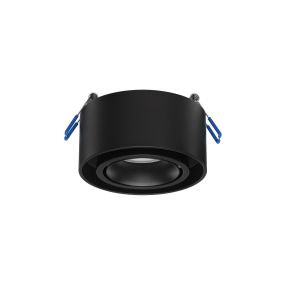 Nova Luce Brook - inbouwspot - Ø 9,6 x 7,8 cm, inbouwmaat 79 mm - zwart