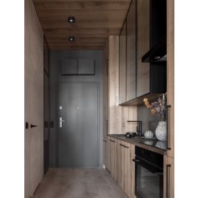 Nova Luce Brook - inbouwspot - Ø 9,6 x 7,8 cm, inbouwmaat 79 mm - zwart