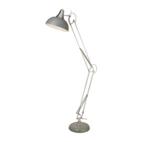 Searchlight Goliath - tafellamp - 30 x 170 cm - chroom en grijs
