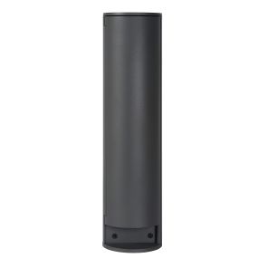 Lucide Powerpoint - paaltje met stopcontacten - 10 x 10 x 40 cm - IP44 - antraciet - 2 zijdelingse stopcontacten (Nederlandse versie)