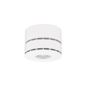 Nova Luce Lot - opbouwspot - Ø 10 x 7 cm - 15W LED incl. - wit