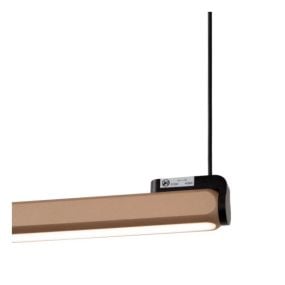 Lucide Braga - hanglamp - 150 x 5 x 207,9 cm - 36W dimbare LED incl. - koffie