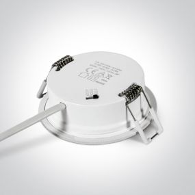 ONE Light IP65 CCT V - inbouwspot - Ø 85 mm, Ø 72 mm inbouwmaat - 7W dimbare LED incl. - IP65 - wit