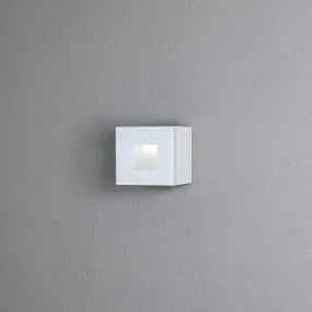 Konstsmide Chieri Small - buiten wandlamp - 8 x 5 x 8 cm - 1,5W LED incl. - IP54 - wit