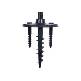 Lutec London - speciale piek voor onverharde oppervlakken - Ø 28 x 45 cm - zwart