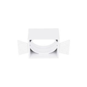 Nova Luce Wall Washer - inbouwspot voor LED-module - 7,4 x 7,4 cm - wit