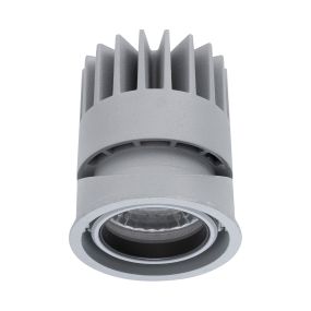 Nova Luce Maggy - LED module - Ø 63 x 75 mm - 15W LED incl. niet dimbaar - grijs
