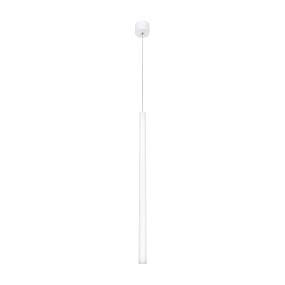 Nova Luce Ultrathin - hanglamp - Ø 2,5 x 150 cm - 3W LED incl. - wit