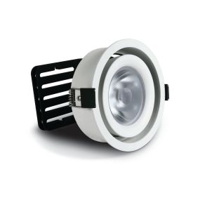 ONE Light COB Pop Up - inbouwspot - Ø 125 mm, Ø 116 mm inbouwmaat - 26W dimbare LED incl. - wit