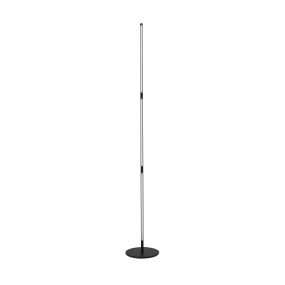 Nova Luce Handy - staanlamp - 171 cm - 25W LED incl. - zand zwart