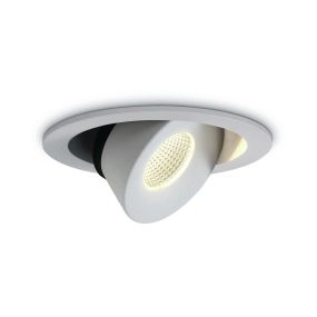 ONE Light Extractable 12W Range - inbouwspot - Ø 90 mm, Ø 80 mm inbouwmaat - 12W dimbare LED incl.  - wit