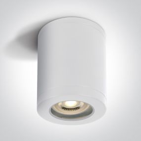 ONE Light GU10 Outdoor Cylinder Lights - opbouwspot 1L - Ø 9 x 14 cm - IP65 - wit