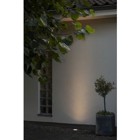Konstsmide Hip - grondspot voor buiten - Ø 13,5 x 14,5 cm - 6W LED incl. - IP65 - zwart