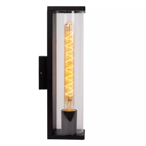 Lucide Sligo - buiten wandlamp - 10 x 14,2 x 39,2 cm - zwart