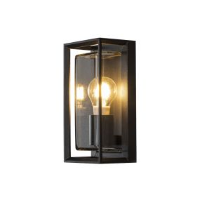 Konstsmide Brindisi - wandlamp buiten - 13 x 12 x 26 cm - IP54 - zwart
