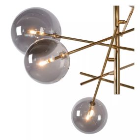 Lucide Alara - hanglamp - Ø 72 x 116 cm - goud
