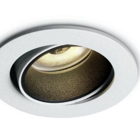 ONE Light Interchangeable Rings Range - inbouwspot - Ø 68 mm, Ø 60 mm inbouwmaat - 3W/5W LED incl. - wit
