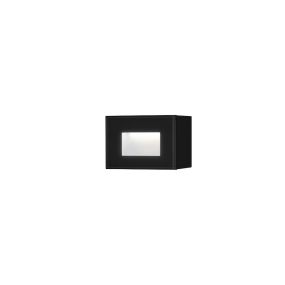 Konstsmide Chieri - wandlamp buiten - 12 x 5,5  x 8 cm - 4W LED incl. - IP54 - zwart