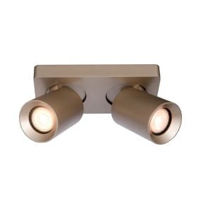 Artdelight Megano - opbouwspot 2L - 20 x 10 x 11,5 cm - champagne