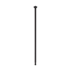 Nova Luce Plus - verbindingsbuis magnetisch railsysteem - Ø 2 x 30 cm - zwart