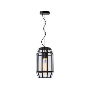Lucide Fern - hanglamp - Ø 20 x 160 cm - zwart