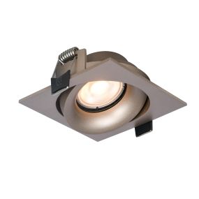 Artdelight Alice - inbouwspot - 90 x 90 mm, 83 x 83 mm inbouwmaat - champagne