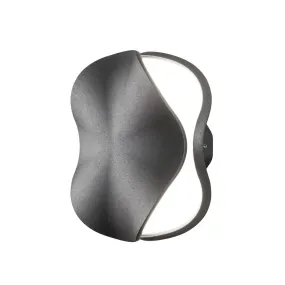 Konstsmide Matera - buiten wandlamp - 17,5 x 7 x 17,5 cm - 4W LED incl. - IP54 - antraciet
