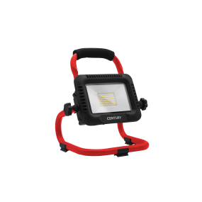 Century Italia Jolly - draagbare verstraler - 23 x 17,5 x 27 cm - 30W dimbare LED incl. - IP54 - zwart en rood