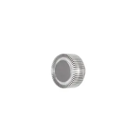 Konstsmide Monza - buiten wandlamp - Ø 15 x 10,5 cm - 5W LED incl. - IP54 - geanodiseerd zilver