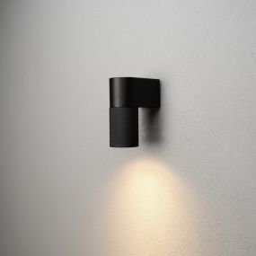 Konstsmide Temi Down - buiten wandlamp - 6,5 x 11,5 x 14,5 cm - IP54 - zwart