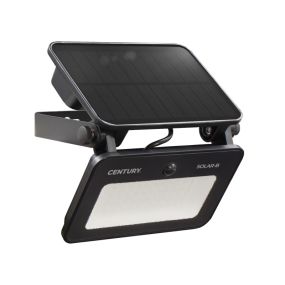 Century Italia Zonne-B - verstraler op zonne-energie met bewegingsensor - 14,3 x 9,7 x 4,4 cm - 8W LED incl. - instelbare lichtkleur - IP65 - zwart