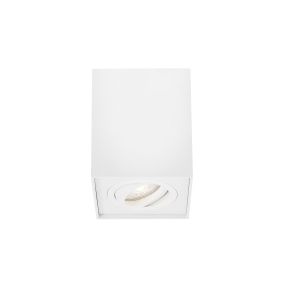 Nova Luce Rende - opbouwspot - 9,6 x 9,6 x 12,5 cm - wit