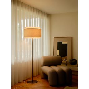 Design For The People Takai - vloerlamp - Ø 45 x 150 cm - beige