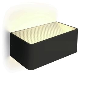 ONE Light Backlight Wall Range - wandverlichting - 20 x 10 x 8 cm - 6W LED incl. - zwart