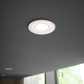 Nordlux Clyde 8 - inbouwspot - Ø 82 mm, Ø 65 mm inbouwmaat - 3 stappen Moodmaker functie - 5,5W LED incl. - 4000K - wit