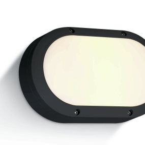 ONE Light Classic Outdoor Range - buiten wandverlichting - 21,5 x 6 x 13,2 cm - 10W LED incl. - IP54 - zwart