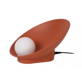 Lucide Raynell - wandverlichting - 23,5 x 15,5 x 23,5 cm - 6W dimbare LED incl. - terracotta