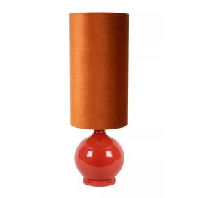 Lucide Esterad - vloerlamp - Ø 34 x 100 cm - oranje