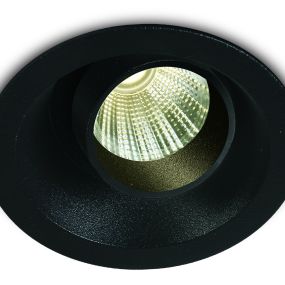 ONE Light 3W Mini Lighter - inbouwspot - Ø  52 mm, Ø 42 mm inbouwmaat - 3W LED incl. - zwart