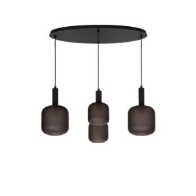 Lucide Eloise - hanglamp - 93 x 41 x 150 cm- zwart