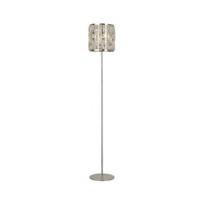 Searchlight Bijou - staanlamp - Ø 26 x 155 cm - chroom