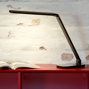Lucide Vario - tafellamp - 51,5 x 13,5 x 39,4 cm - 8W dimbare LED incl. - zwart
