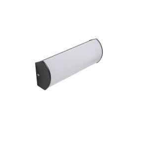 Artdelight Bella - badkamerlamp - 30 x 5,6 × 9,4 cm - 6W LED incl. - IP44 - zwart