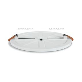 ONE Light Floating Panels Range - inbouw plafondverlichting - Ø 16 x 2,4 cm - 20W LED incl. - wit