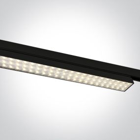 ONE Light High Power Linear - track light - 3-fase railsysteem - 115 x 4 x 6,4 cm - 60W LED incl. - zwart - instelbare lichtkleur